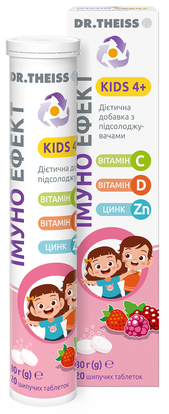 DR. THEISS ІМУНО ЕФЕКТ KIDS 4+ шип. табл...